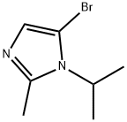 5-溴-1-异丙基-2-甲基-1H-咪唑 结构式