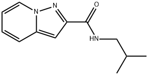 N-isobutylpyrazolo[1,5-a]pyridine-2-carboxamide 结构式