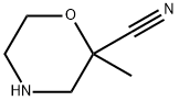 2-甲基吗啉-2-甲腈 结构式