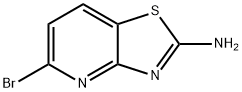 5-溴噻唑并[4,5-B]吡啶-2-胺 结构式