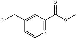 甲基 4-(氯甲基)吡啶-2-甲酸基酯 结构式