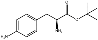 L-4-氨基苯丙氨酸叔丁酯 结构式