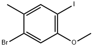 1-溴-4-碘-5-甲氧基-2-甲苯 结构式