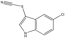 Thiocyanic acid, 5-chloro-1H-indol-3-yl ester 结构式