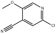 2-氯-5-甲氧基异烟腈 结构式