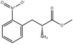 R-2-硝基-D-苯丙氨酸甲酯 结构式