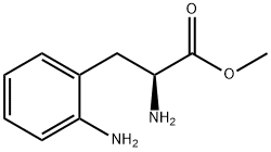 2-氨基-L-苯丙氨酸甲酯 结构式
