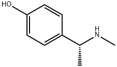 4-[(1R)-1-(METHYLAMINO)ETHYL]PHENOL 结构式