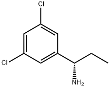 (1S)-1-(3,5-DICHLOROPHENYL)PROPYLAMINE 结构式