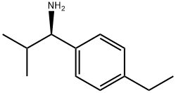 (1R)-1-(4-ETHYLPHENYL)-2-METHYLPROPAN-1-AMINE 结构式