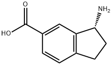(R)-3-氨基-2,3-二氢-1H-茚-5-羧酸 结构式