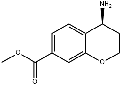 METHYL(4S)-4-AMINOCHROMANE-7-CARBOXYLATE 结构式