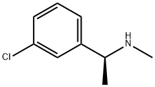 (S)-1-(3-氯苯基)-N-甲基乙胺-1-胺 结构式