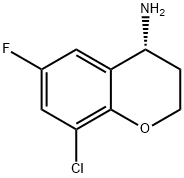 (R)-8-氯-6-氟苯并二氢吡喃-4-胺 结构式