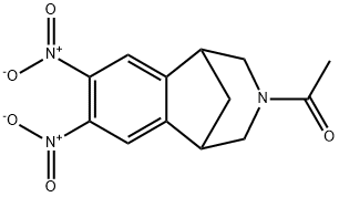 1-(7,8-二硝基-1,2,4,5-四氢-3H-1,5-甲苯并[D]氮杂-3-基)乙-1-酮 结构式