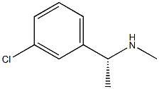 (R)-1-(3-氯苯基)-N-甲基乙胺-1-胺 结构式