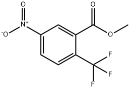 Methyl 5-nitro-2-(trifluoromethyl)benzoate 结构式