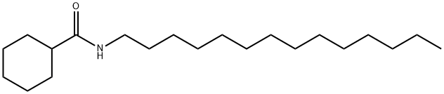 N-tetradecylcyclohexanecarboxamide 结构式