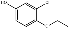 3-氯-4-乙氧基苯酚 结构式