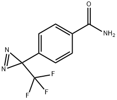 4-(3-(Trifluoromethyl)-3H-diazirin-3-yl)benzamide 结构式