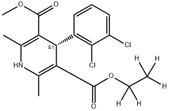 (R)-非洛地平-d5 结构式