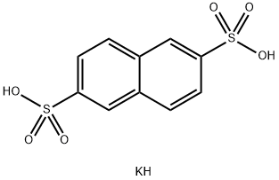 2,6-萘二磺酸钾盐(1:2) 结构式