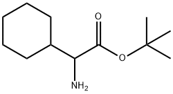 RS-环己基甘氨酸叔丁酯 结构式