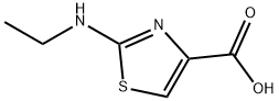 2-(乙基氨基)-1,3-噻唑-4-羧酸 结构式