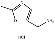 (2-Methyloxazol-5-yl)methanamine hydrochloride 结构式
