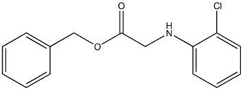 R-2-氯苯甘氨酸苄酯 结构式