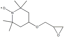 1-Piperidinyloxy, 2,2,6,6-tetramethyl-4-(2-oxiranylmethoxy)- 结构式