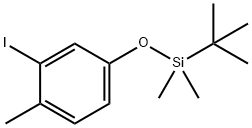 tert-Butyl(3-iodo-4-methylphenoxy)dimethylsilane 结构式