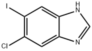 6-氯-5-碘-1H-苯并[D]咪唑 结构式