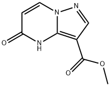 5-氧代-4,5-二氢吡唑并[1,5-A]嘧啶-3-羧酸甲酯 结构式