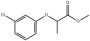 2-(3-氯苯氧基)丙酸甲酯 结构式