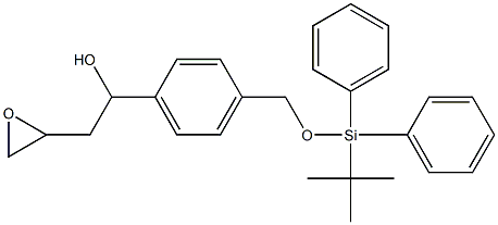 1-(4-((tert-butyldiphenylsilyloxy)methyl)phenyl)-2-(oxiran-2-yl)ethanol 结构式