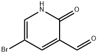 5-溴-2-氧代-1,2-二氢吡啶-3-甲醛 结构式