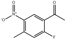 1-(2-Fluoro-4-methyl-5-nitro-phenyl)-ethanone 结构式