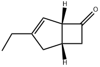 (1S,5R)-3-乙基-双环[3.2.0]庚烷-3-烯-6-酮 结构式