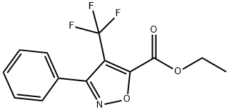 ethyl 3-phenyl-4-(trifluoromethyl)isoxazole-5-carboxylate 结构式