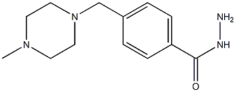 4-((4-methylpiperazin-1-yl)methyl)benzohydrazide 结构式