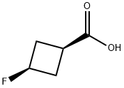 顺式-3-氟环丁烷羧酸 结构式