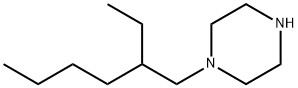 1-(2-ethylhexyl)piperazine 结构式