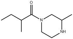 2-methyl-1-(3-methylpiperazin-1-yl)butan-1-one 结构式