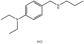 N,N-diethyl-4-[(propylamino)methyl]aniline dihydrochloride 结构式