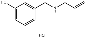 3-{[(prop-2-en-1-yl)amino]methyl}phenol hydrochloride 结构式