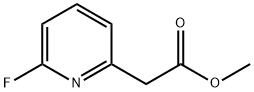 2-(6-氟吡啶-2-基)乙酸甲酯 结构式