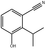 3-羟基-2-异丙基苯甲腈 结构式