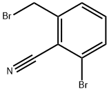 3-溴-2-氰基溴苄 结构式