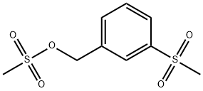 3-(methylsulfonyl)benzyl methanesulfonate 结构式